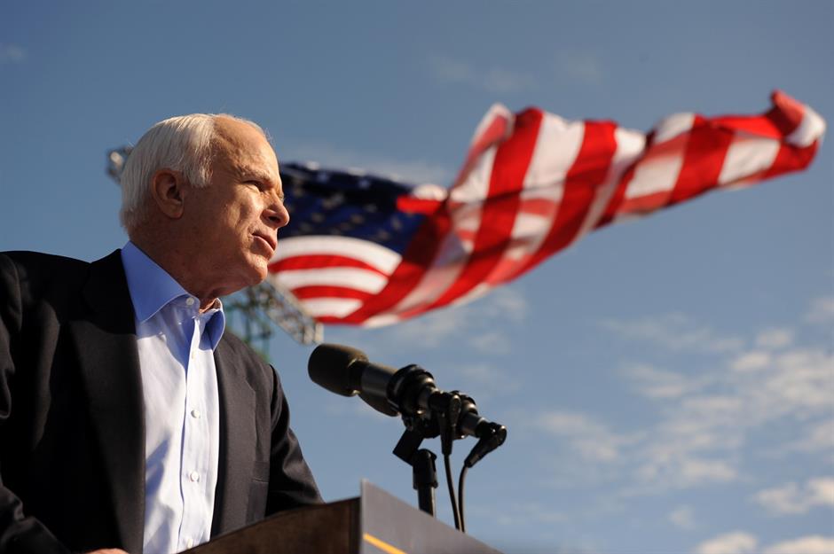 John McCain (2008): $130.5 million (£99.6m)