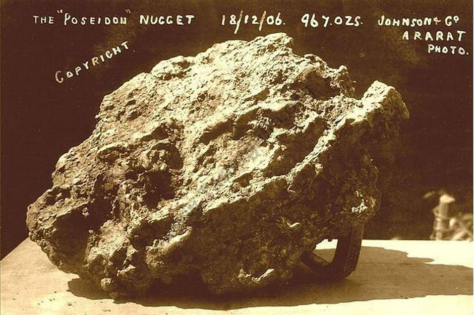 Poseidon Nugget: 953 ounces (27kg)