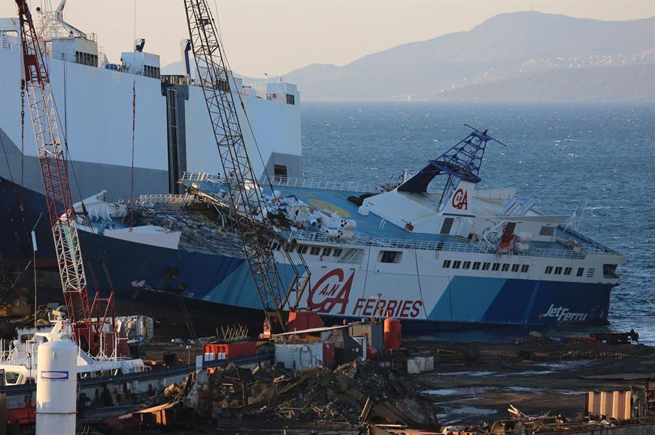 Aliağa Ship Breaking Yard, Izmir Province, Turkey 
