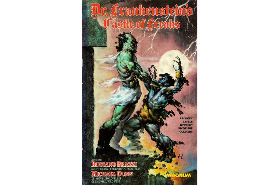 Frankenstein's Castle of Freaks VHS tape: $2,100 (£1.7k)