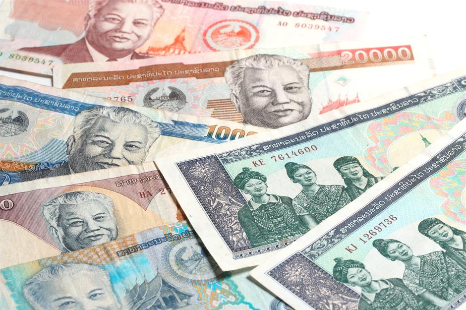 Laotian Kip: $1 = 11,344.9 LAK