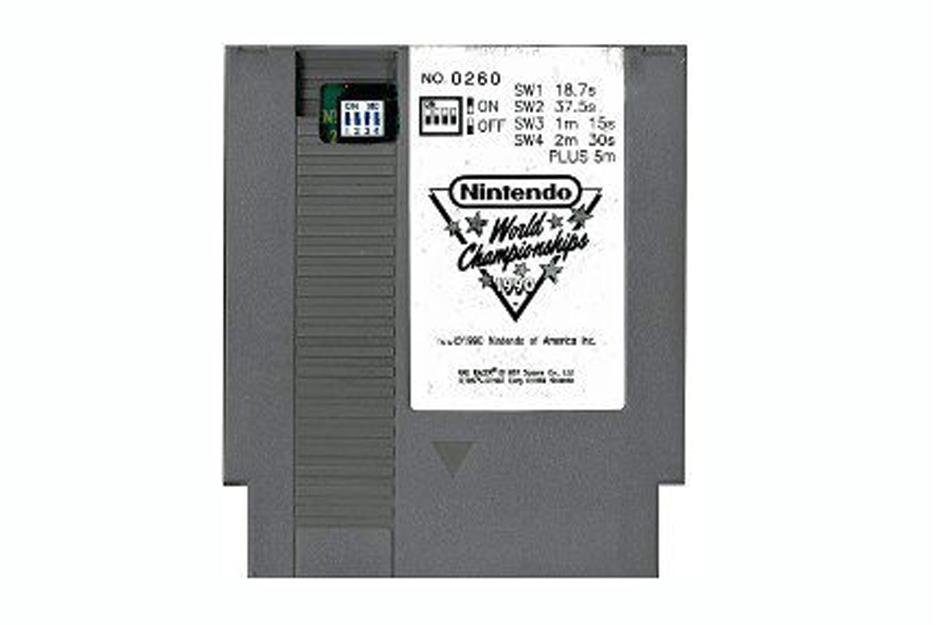 Nintendo World Championship Grey (Nintendo) for NES, 1990: up to $15,000 (£10.8k)