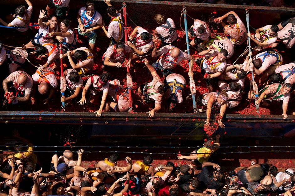 La Tomatina, Buñol, Spanien