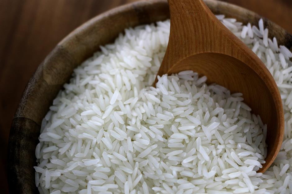 Rice stacks up in Vietnam