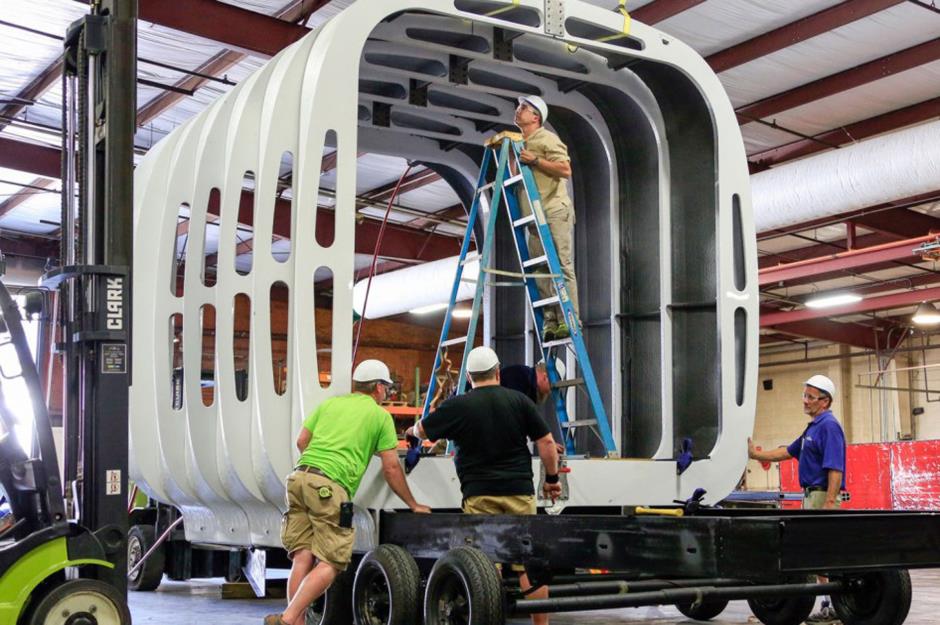 3D-printed pod 