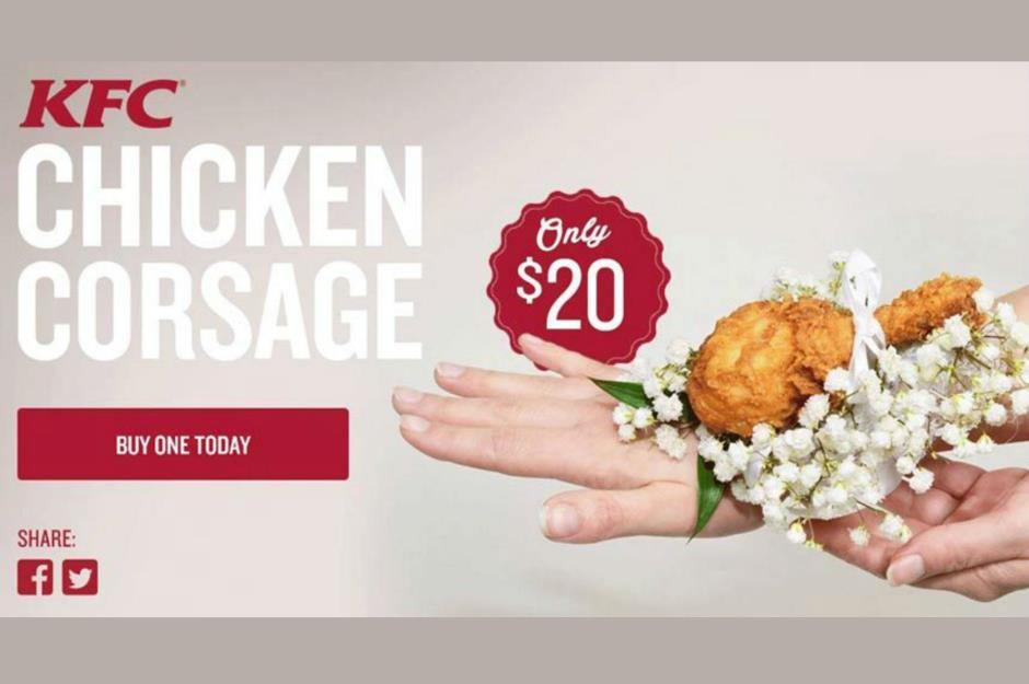 KFC corsage – KFC, US