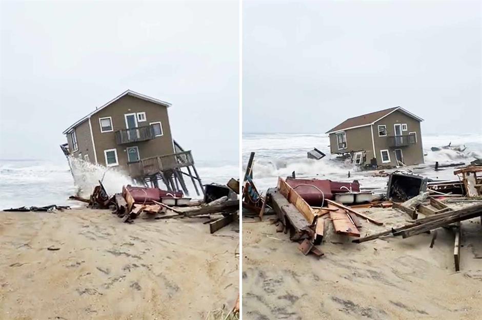 This seafront home lost the fight against the ocean