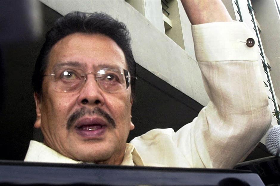 Joseph Estrada, Philippines : 121 millions de dollars (115 M€)