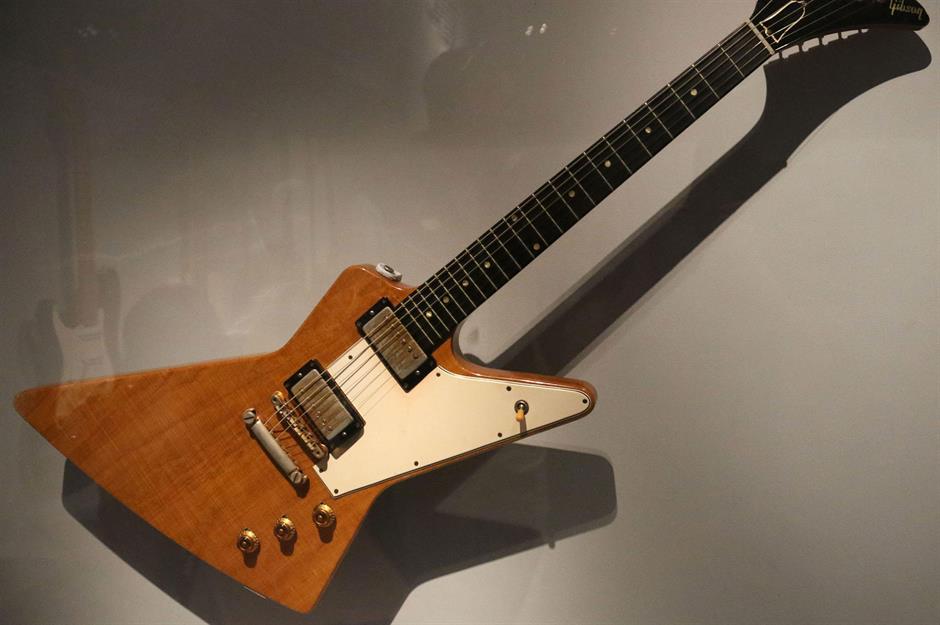 19. 1958 Gibson Korina Explorer: $1.1 million ($1.5m/£1.2m today)