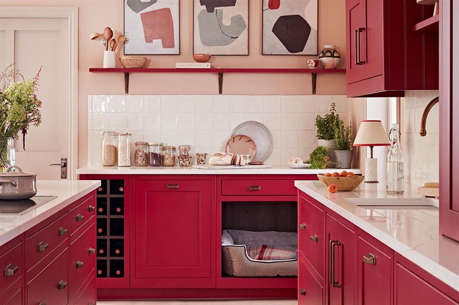 75 Modern Red Kitchen Ideas You'll Love - January, 2024