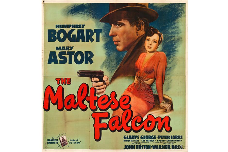 The Maltese Falcon (American poster, 1941): $191,200 (£155.1k)