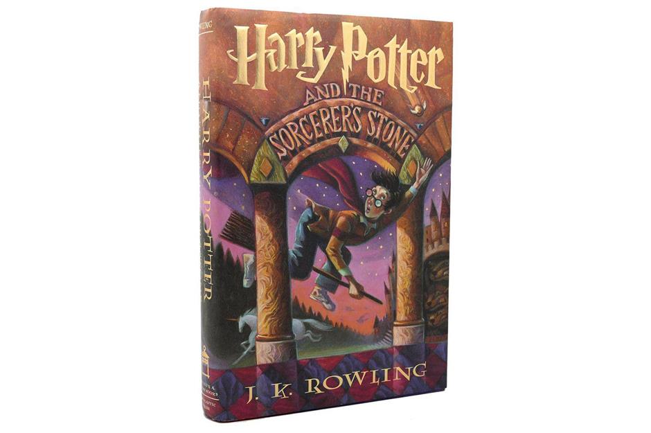 US first edition of Harry Potter and the Sorcerer’s Stone: up to $15,000 (£11.25k)
