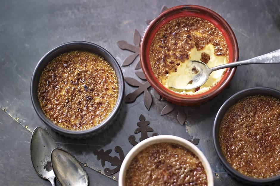 Desserts: Baileys crème brûlée