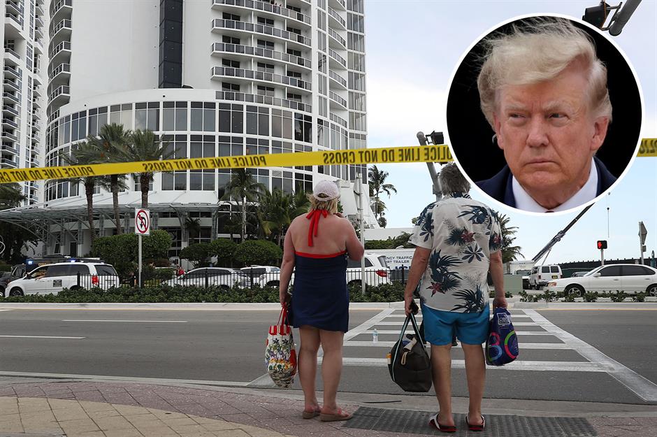 Dramatic scenes as Florida's Trump Towers scoured by FBI