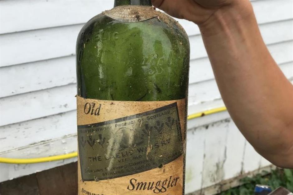 Prohibition-era whiskey in the walls: value unknown