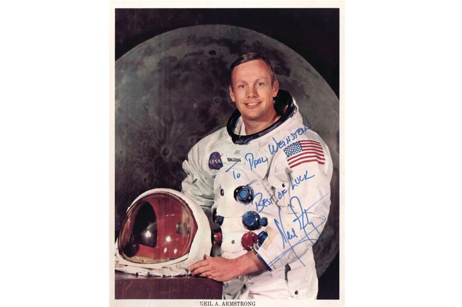 Neil Armstrong: $11,454 (£10k)