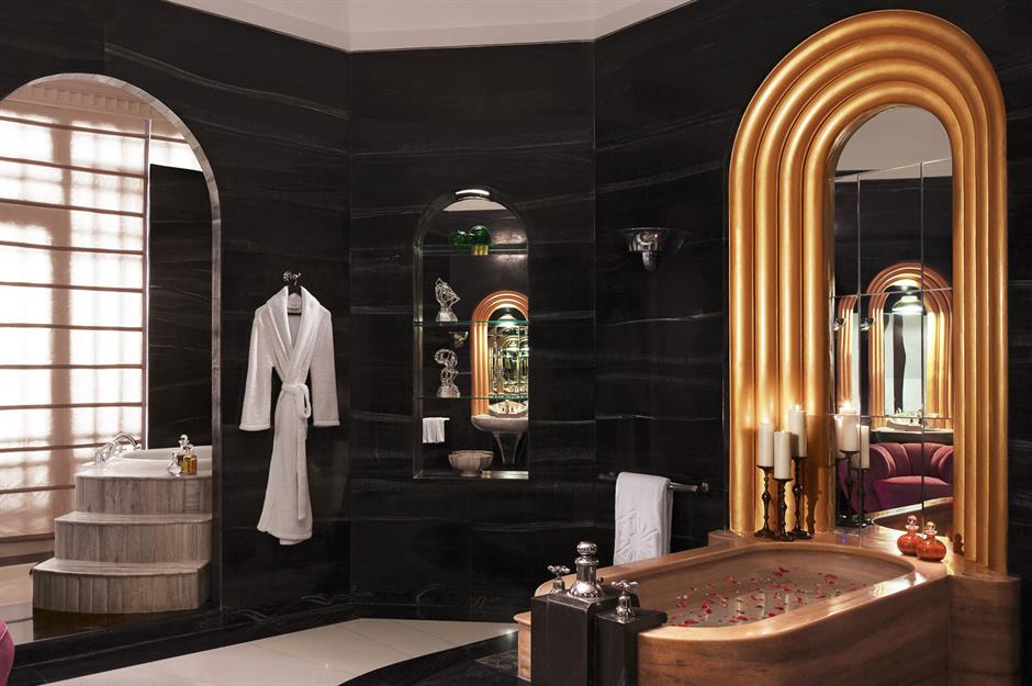 Worlds Richest Bathroom (Gucci Toilet Paper & Versace Soap) 