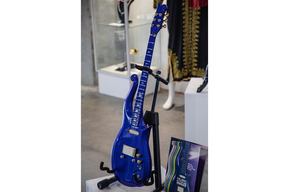 Prince’s 'Blue Angel' guitar: $563,000 (£430k)