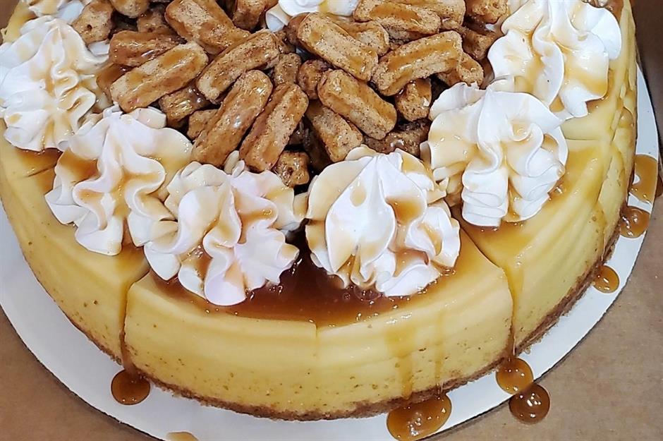 New Mexico: caramel churro cheesecake, A Heavenly Taste Cakery, Albuquerque