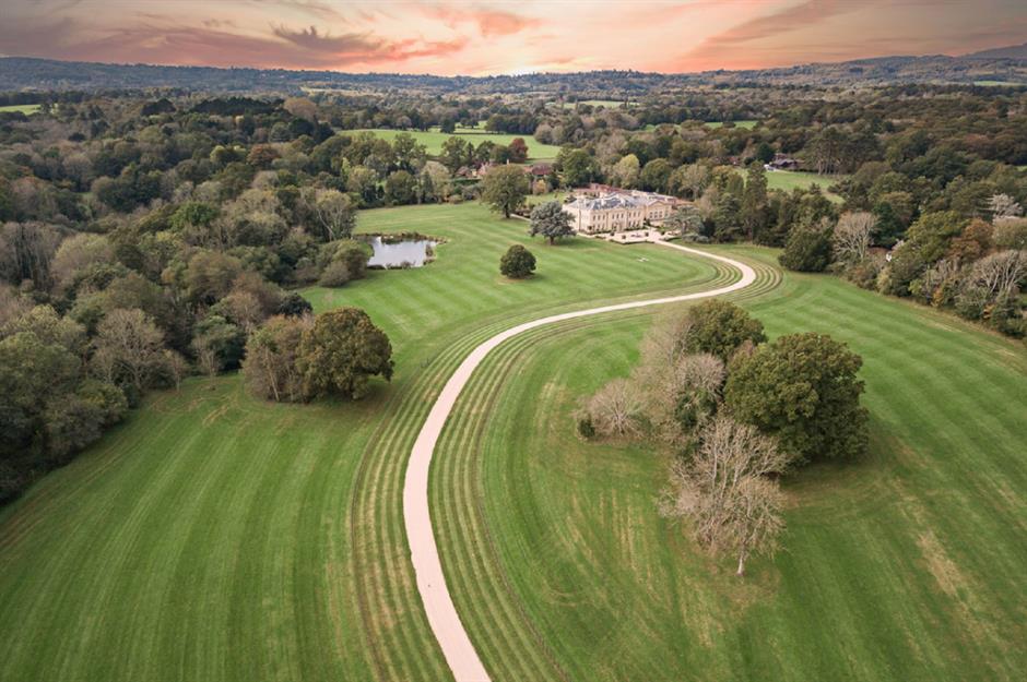 Palladian-style mansion, Surrey, UK