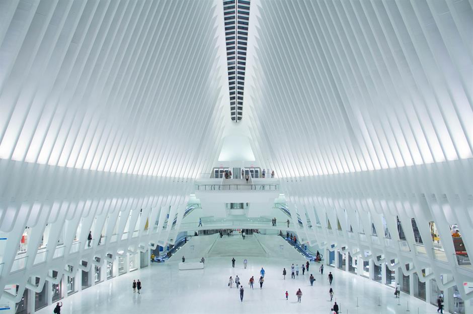 Oculus World Trade Center transit hub, 2016