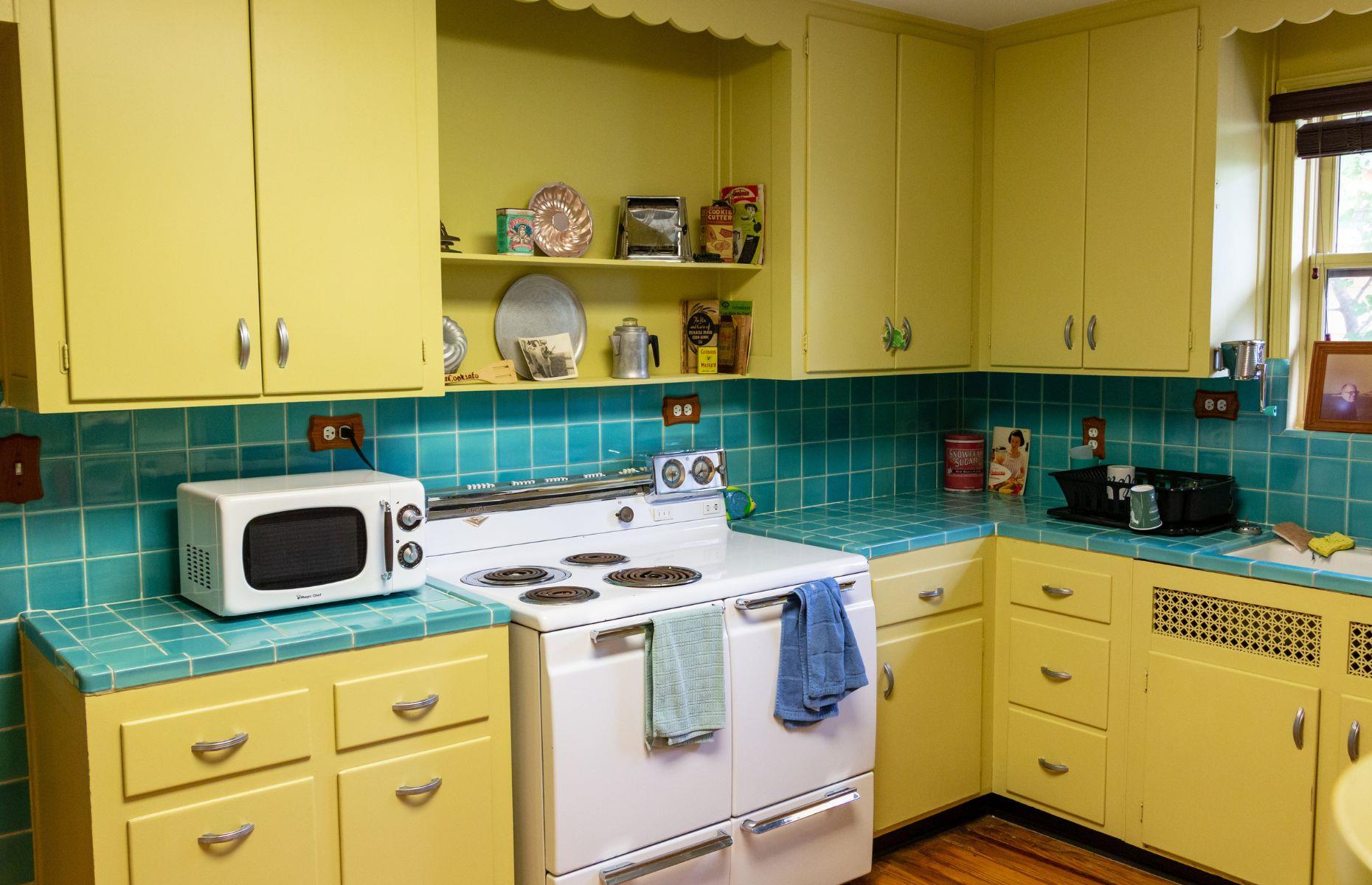 Tiled worktops