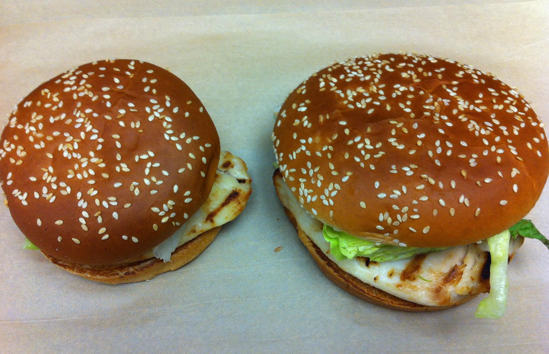 17. Chicken Whopper, Burger King, various locations