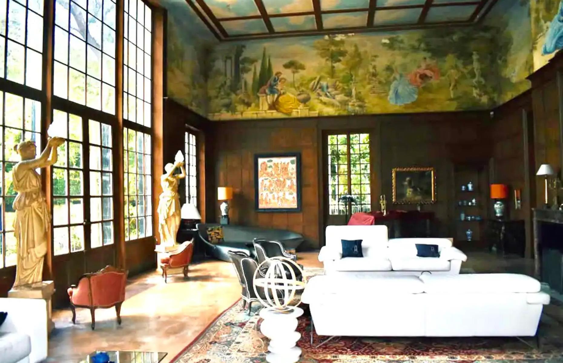 Renaissance-inspired chateau, Courgent, France