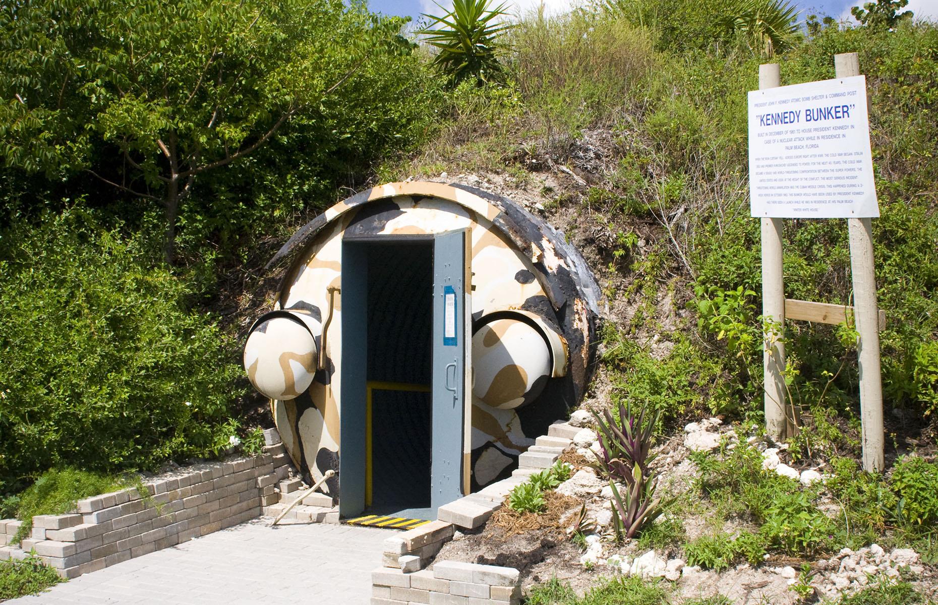 The Palm Beach shelter is built