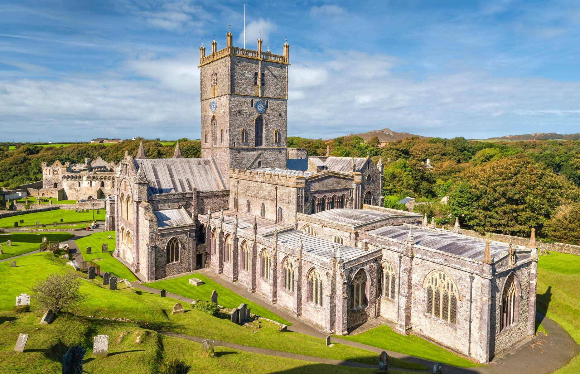 St Davids Cathedral, Pembrokeshire, Wales