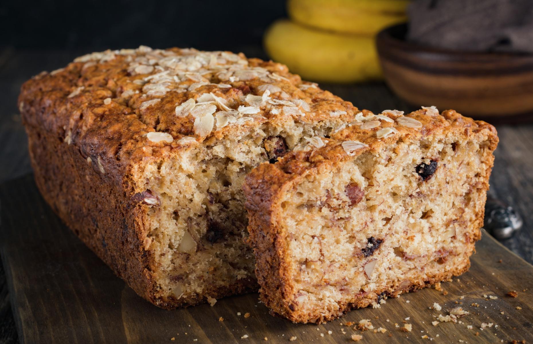 16. Banana bread porridge loaf