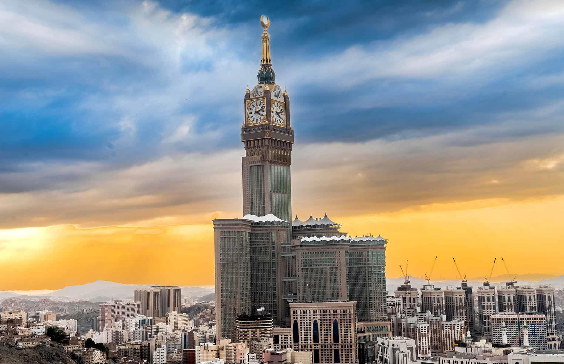 Torres de Abraj Al-Bait, La Meca, Arabia Saudí