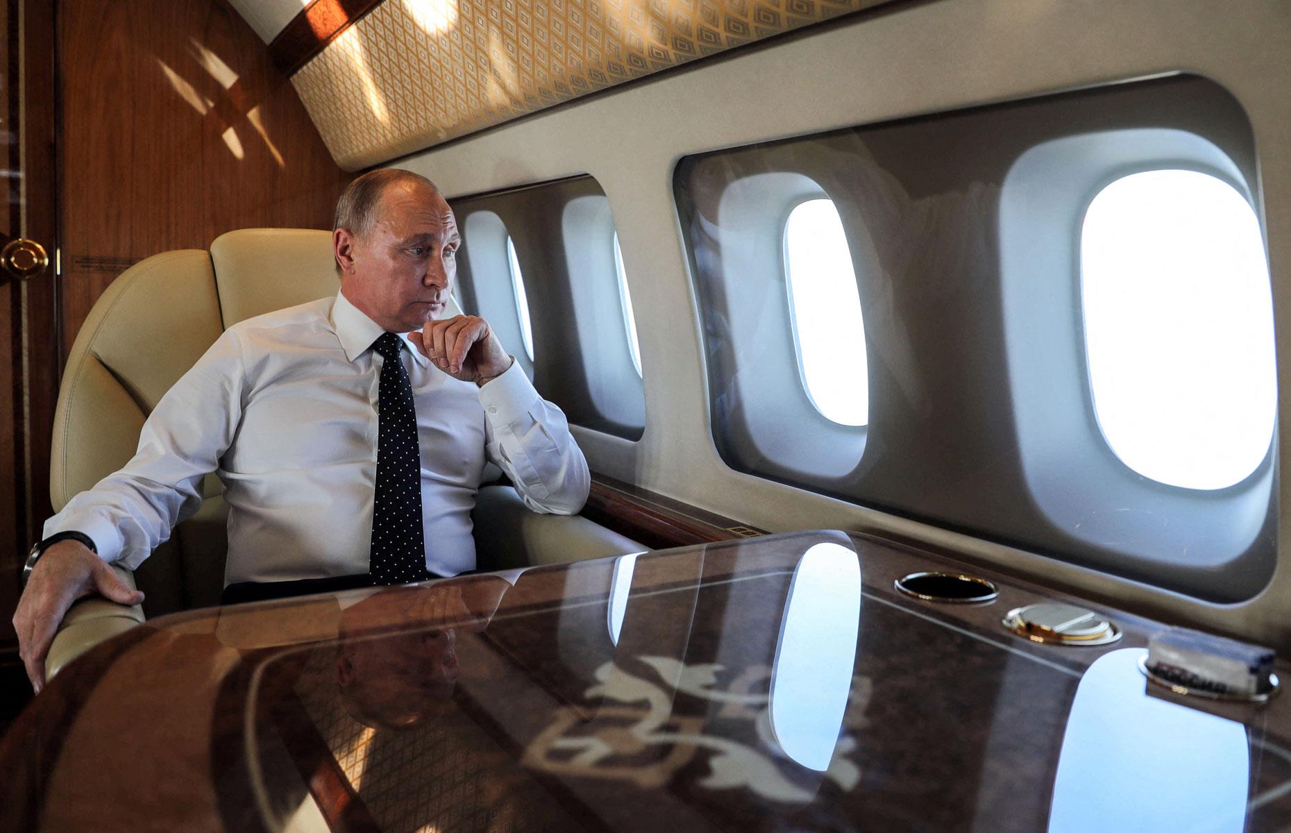 Putin's luxury aircraft 