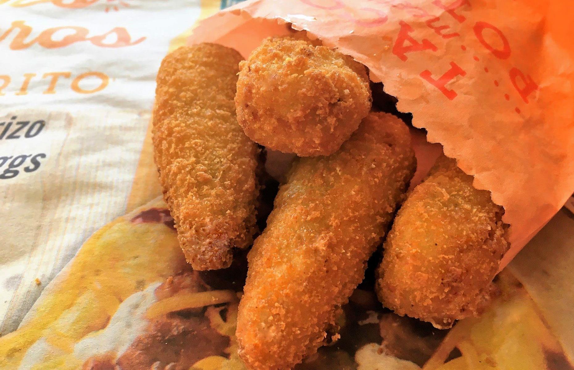 9. Cheddar Potato Poppers, Del Taco, USA
