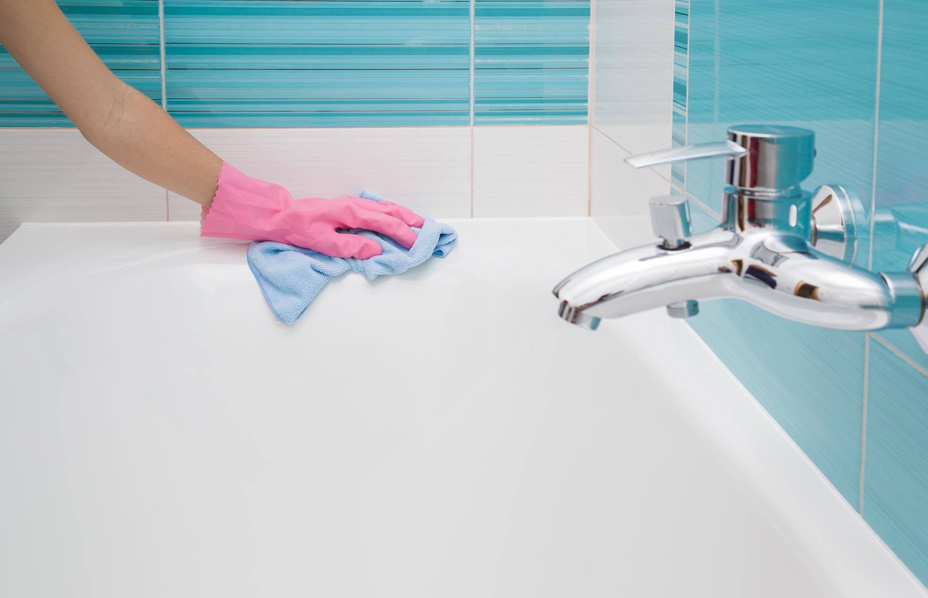 Rinse out the bath