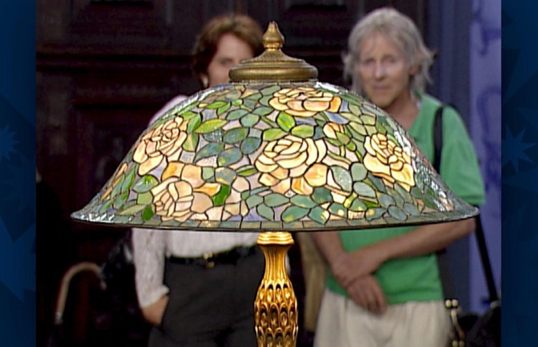 Tiffany rose helmet lamp: up to $350,000 (£284k)