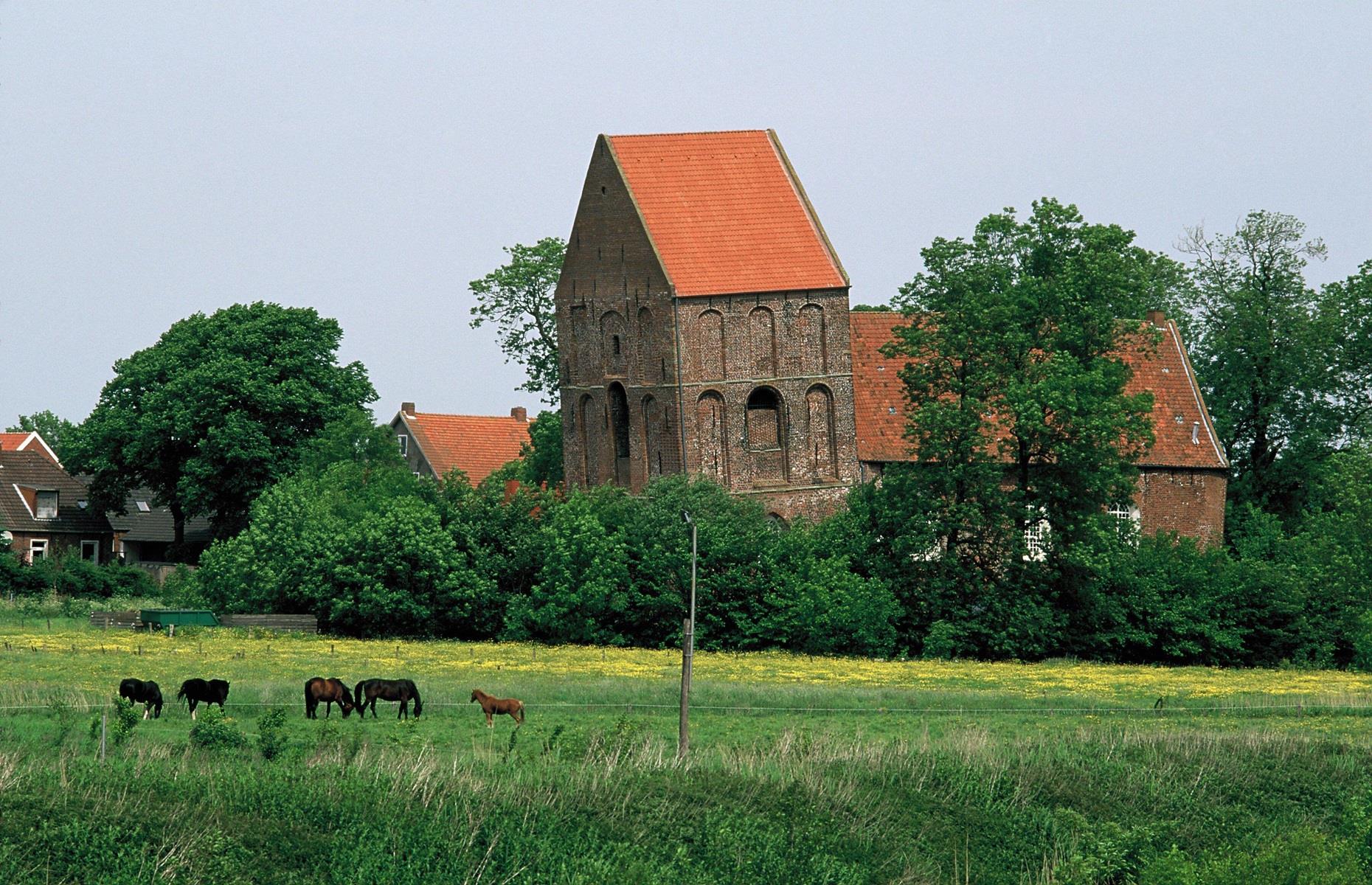 Church tower of Suurhusen, Hinte, Germany