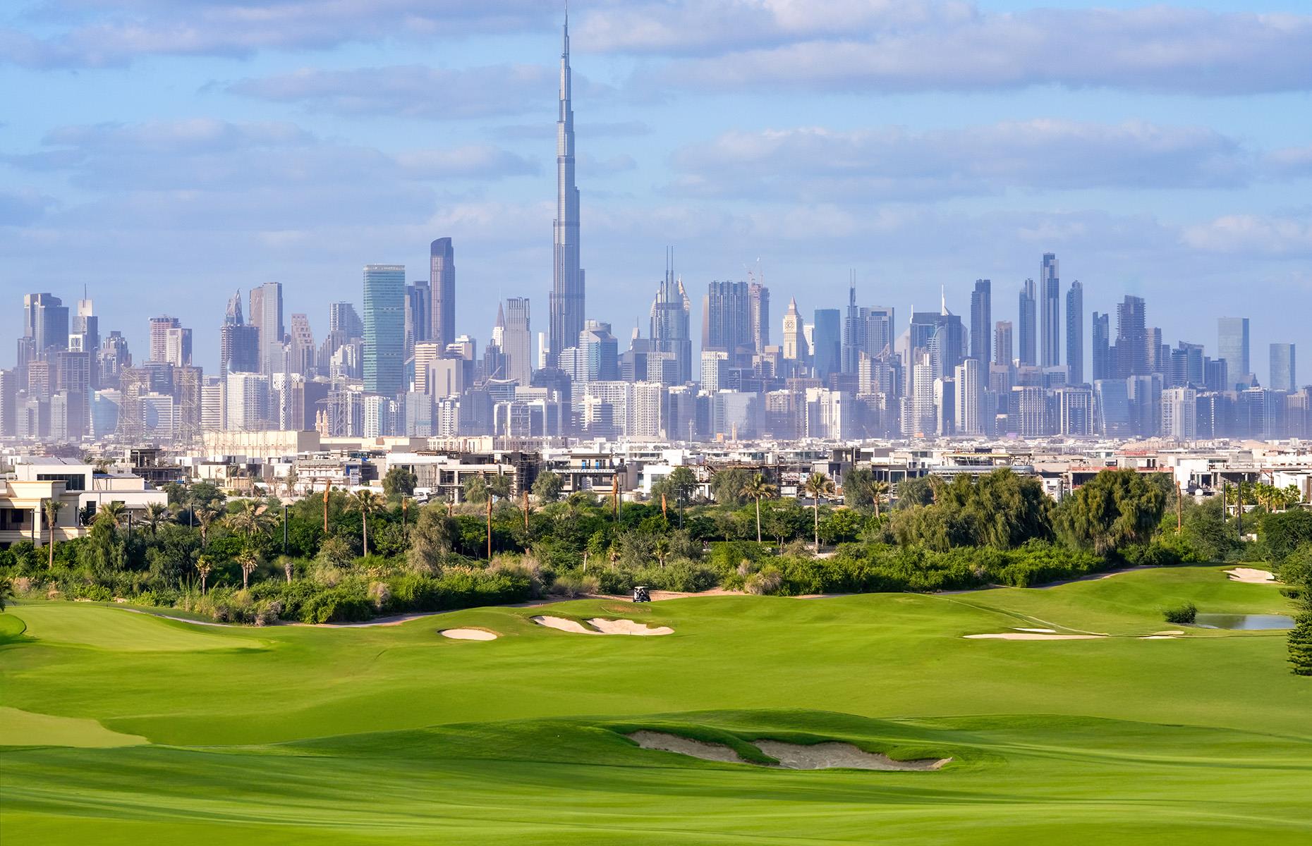Dubai Hills golf course, Dubai, United Arab Emirates