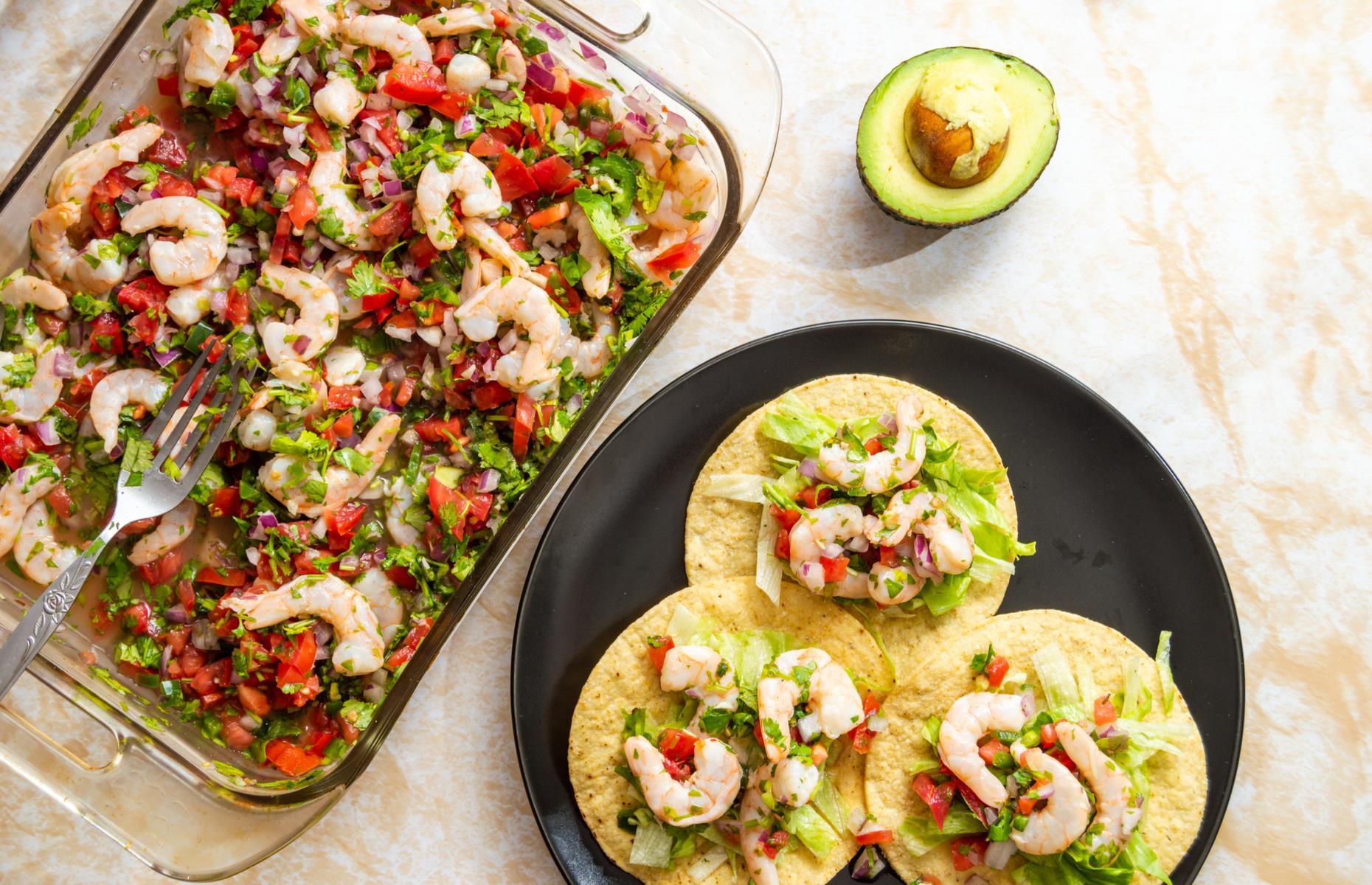 Prawn ceviche