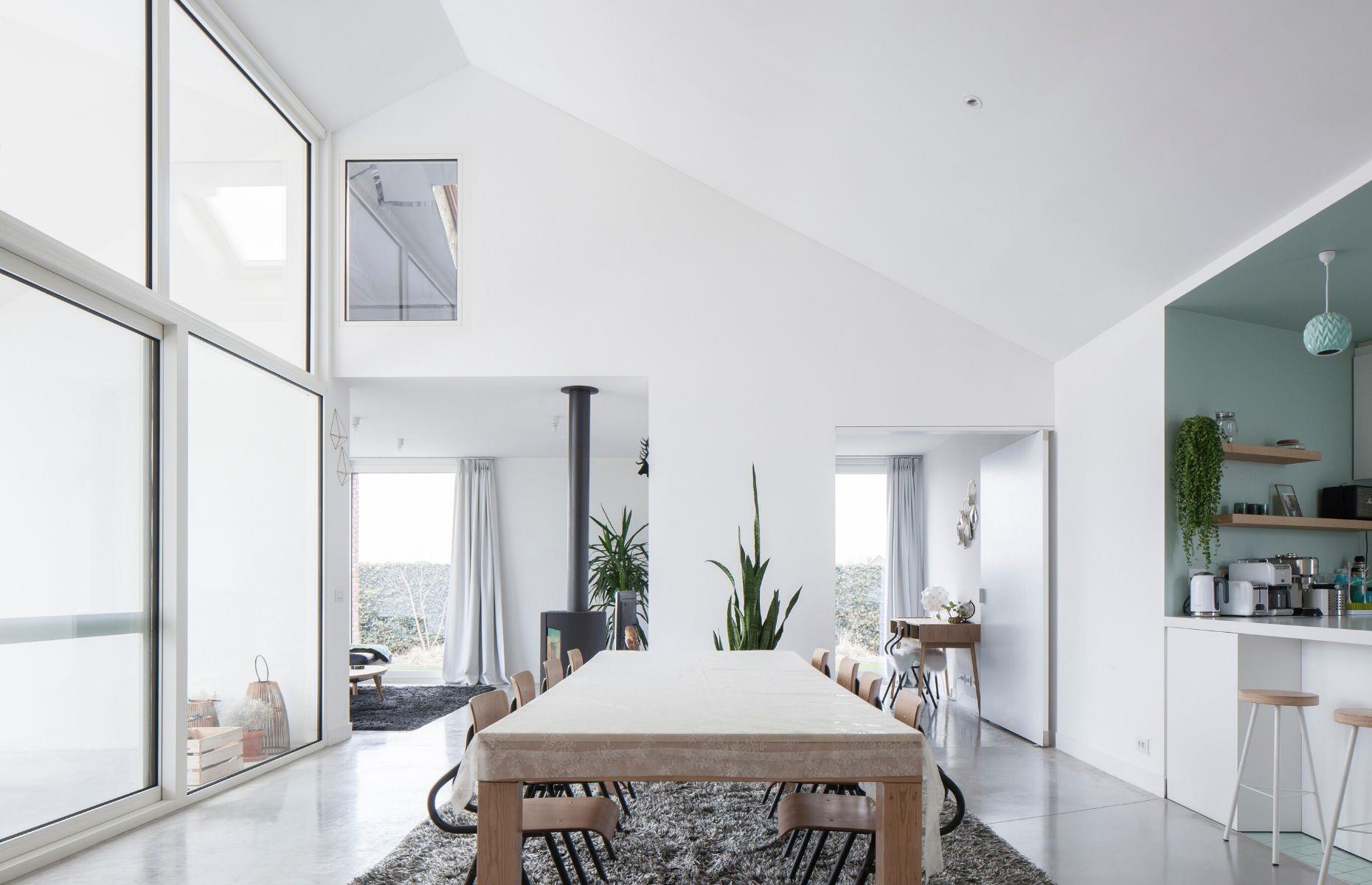 Angular brick extension, Pittem, Belgium