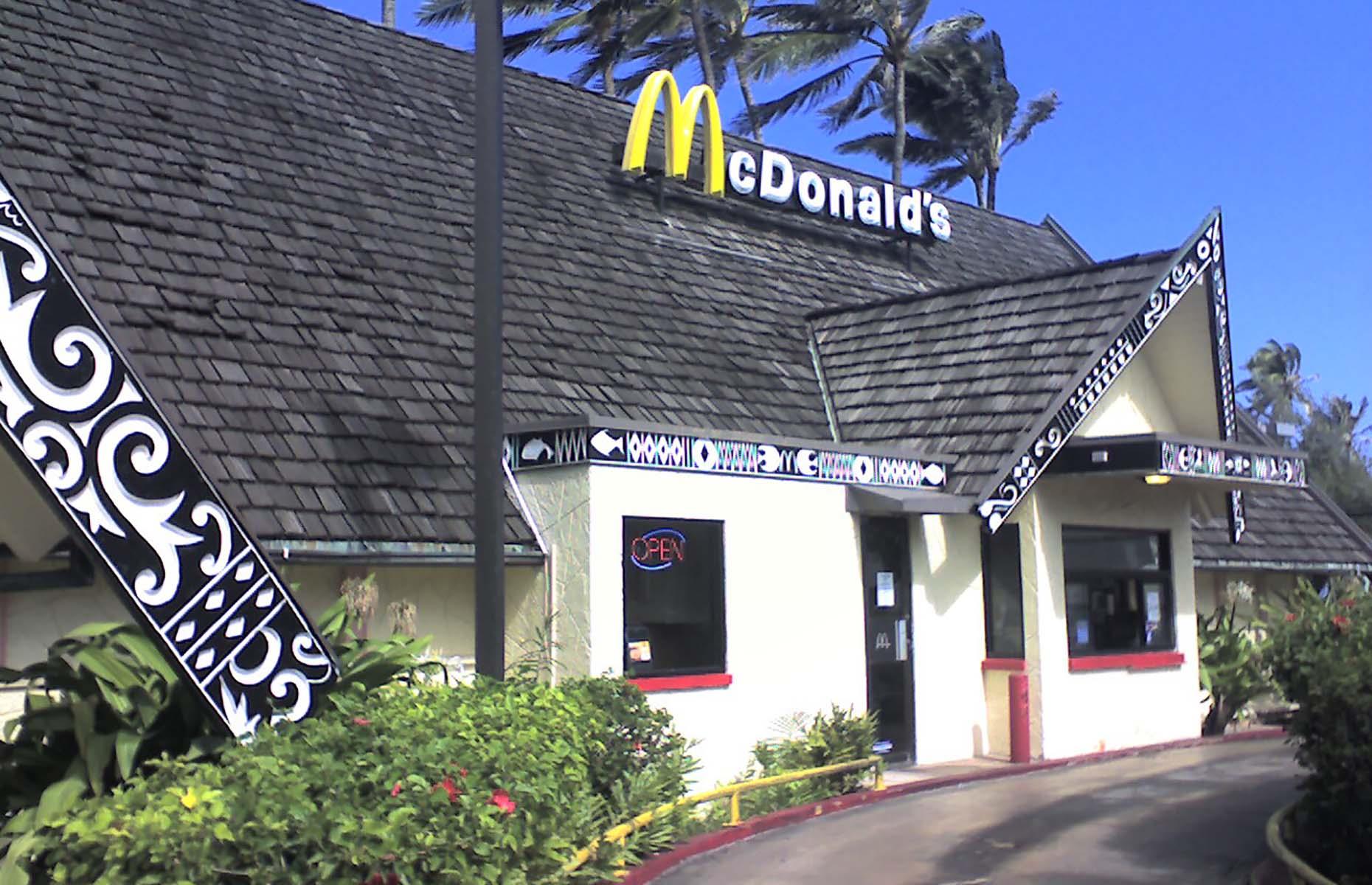 18. Polynesian-inspired McDonald's, Laie, Hawaii, USA