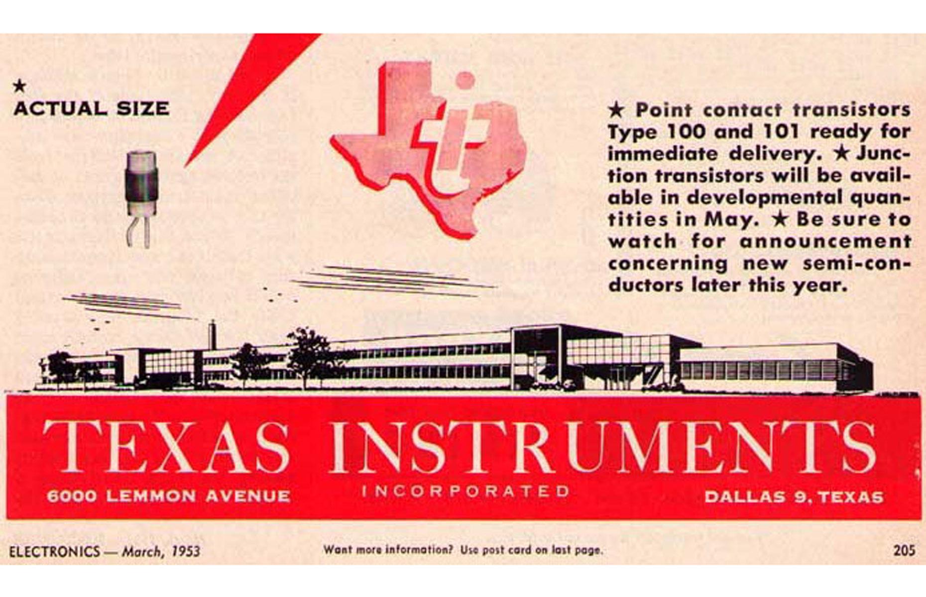 1951: Texas Instruments
