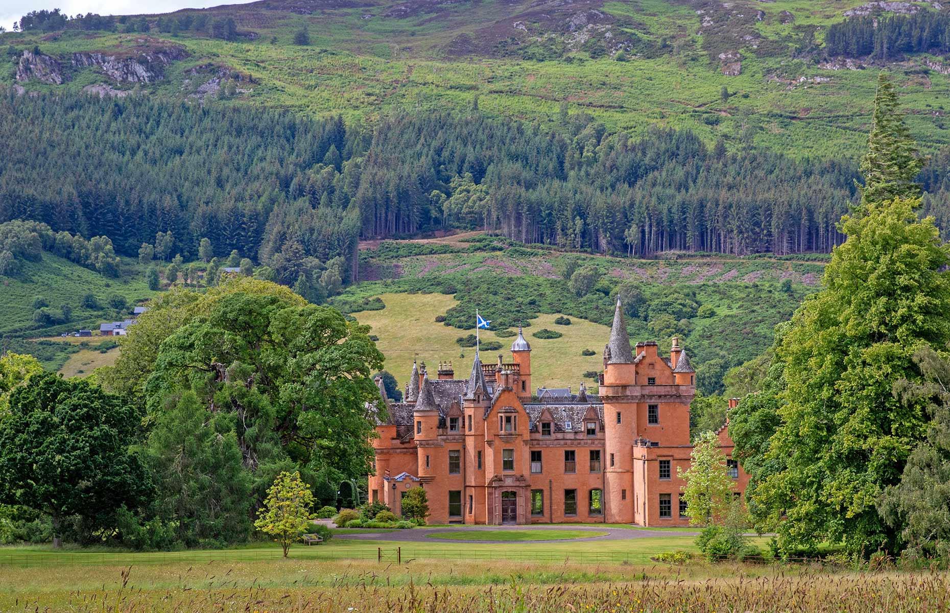 Anders Povlsen's rural estate in the Scottish Highlands, UK