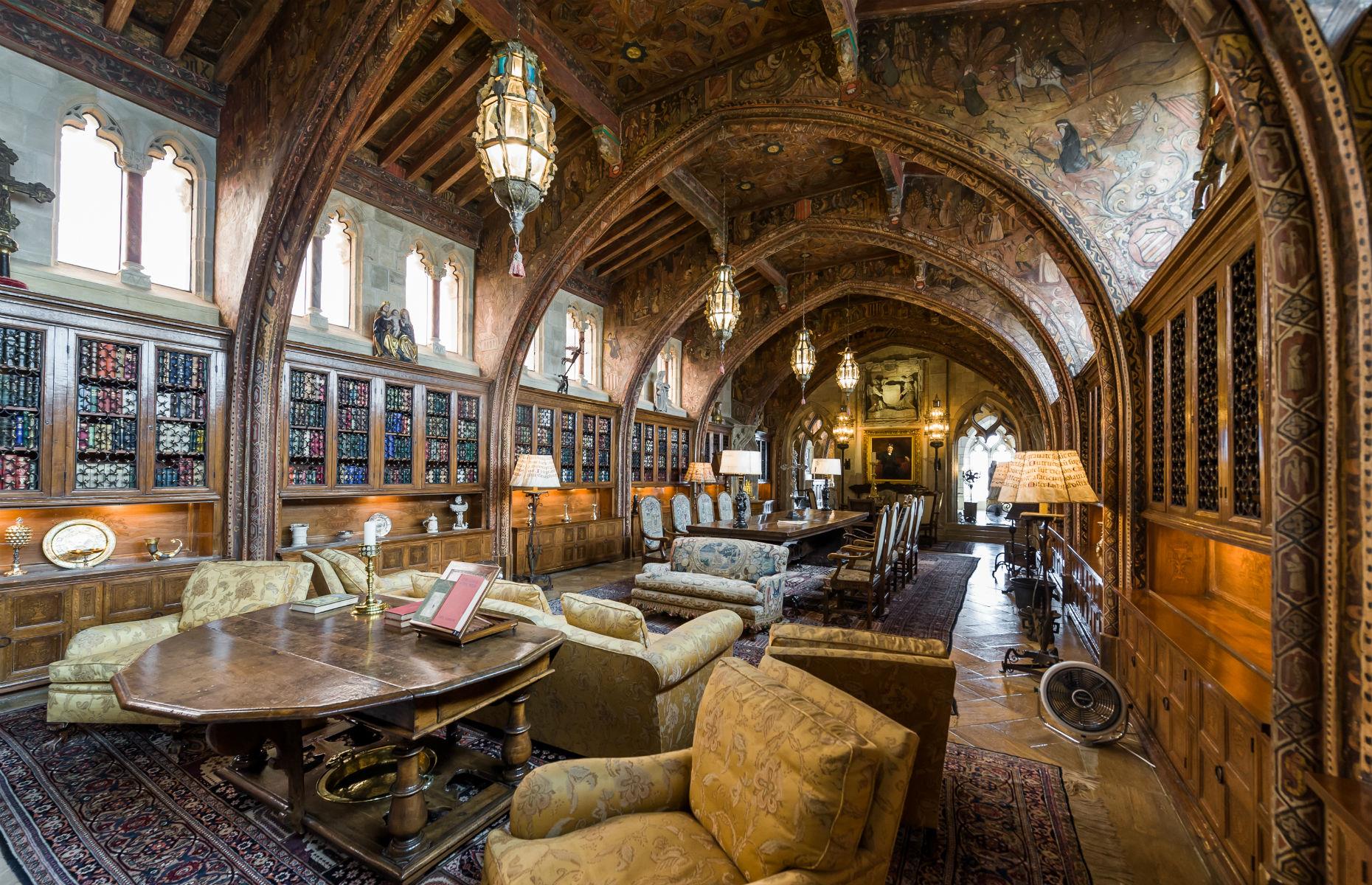 1920s, 30s and 40s: Hearst Castle, California, USA