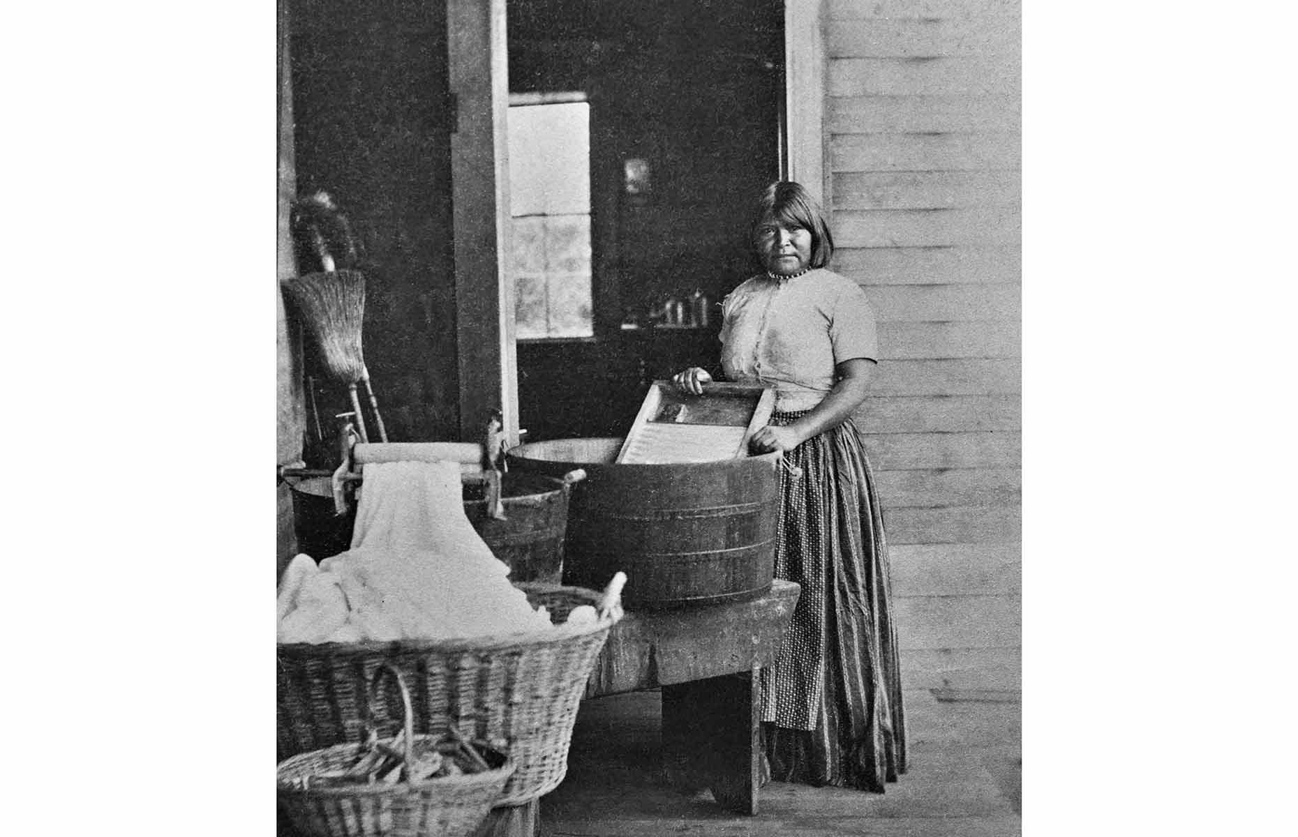 1871: Portrait of a Paiute woman