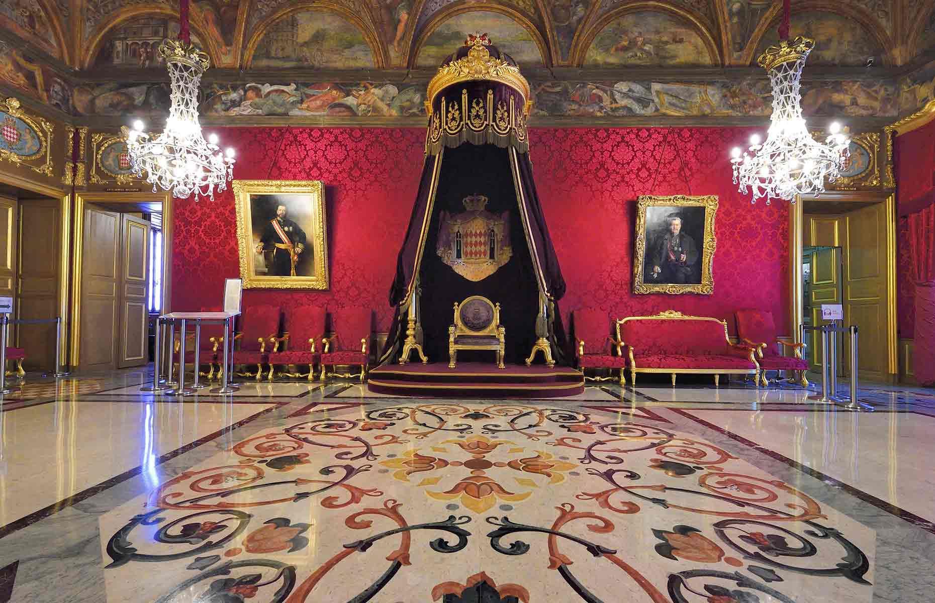 Der Fürstenpalast in Monaco