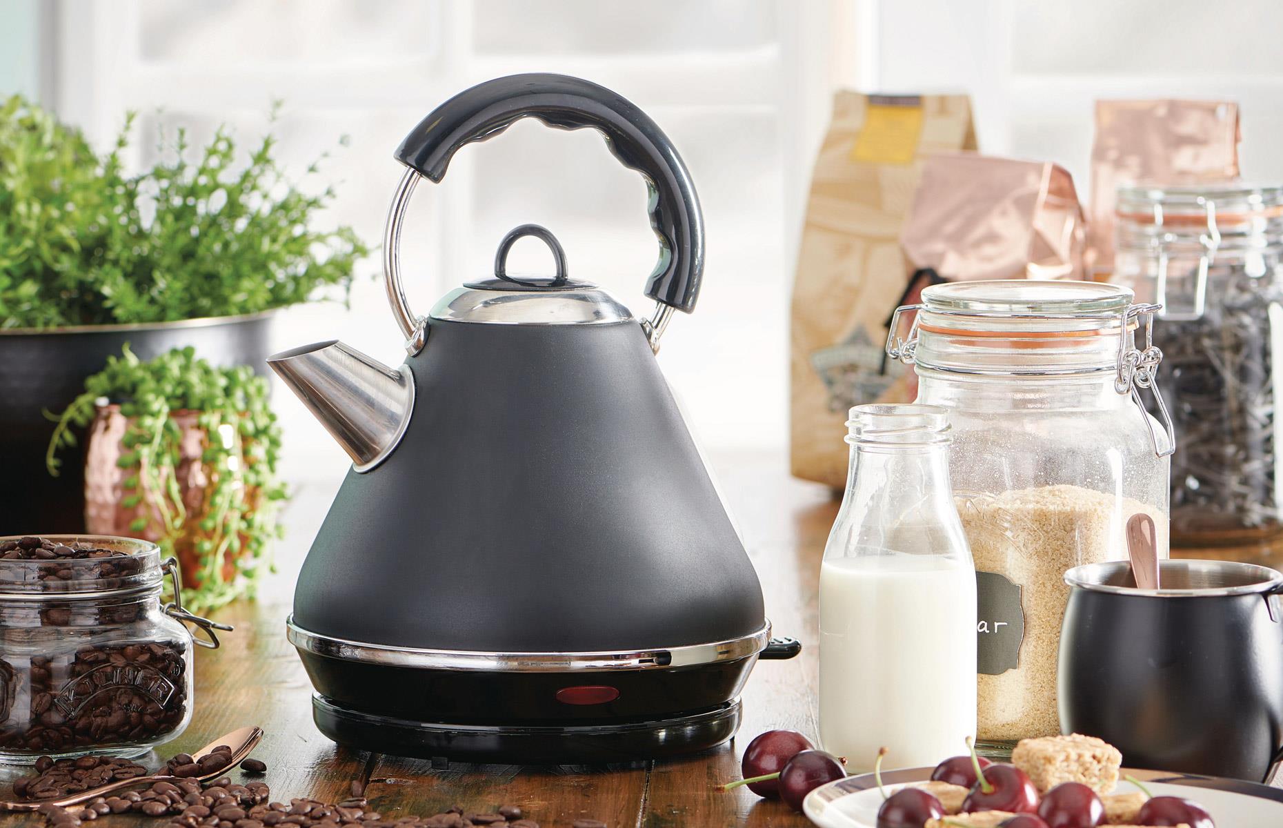 Descale the kettle with vinegar