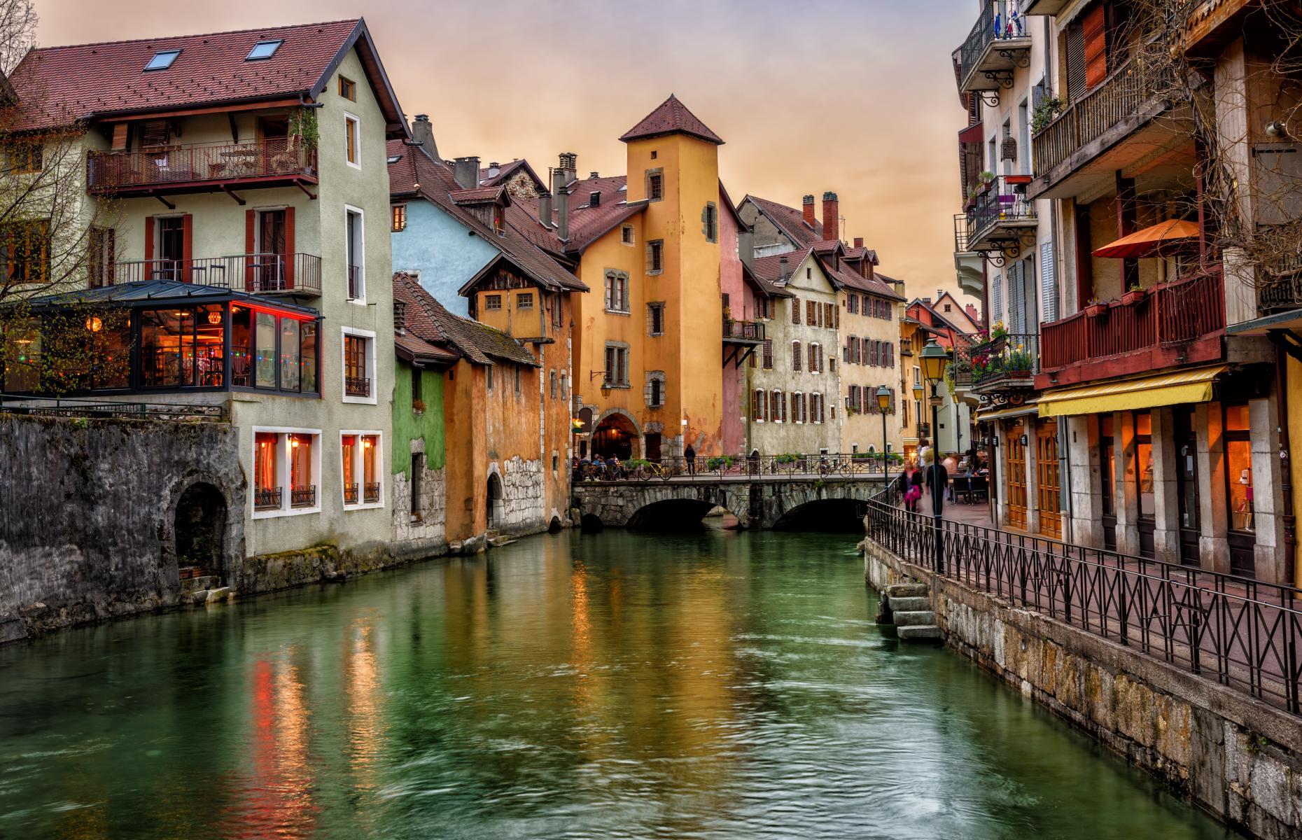 Thiou Canal, Annecy, France