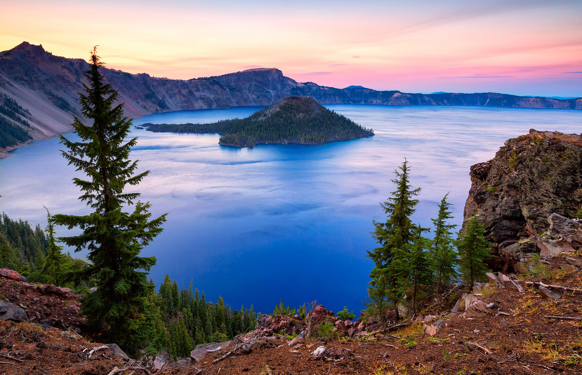Oregon: Wizard Island, Crater Lake National Park