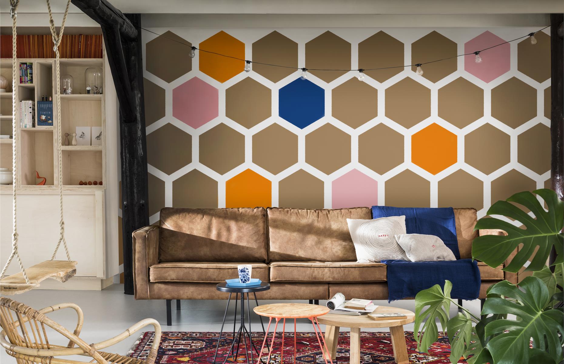 Create a tester pot feature wall